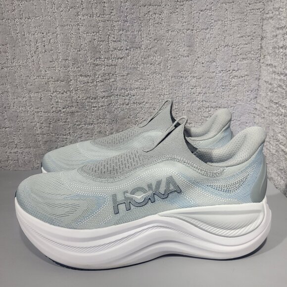 Hoka One One Skyward Laceless Men\'s Size US 8D Gray Athletic Running Sneakers. main image 6